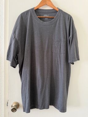 Dickies Men’s Short Sleeve Pocket Tee in Charcoal Gray